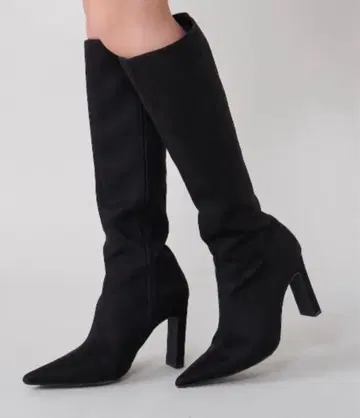 Darich 스틸레토 스웨이드 롱 부츠