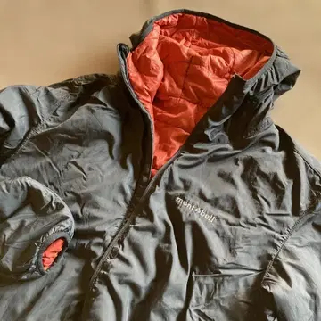 [ 몽벨 ] 몽벨 써멀랜드 후드티 리버서블 [ 블랙/파프리카 ]