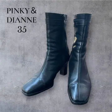 PINKY & DIANNE 사이드 지퍼 부츠 35