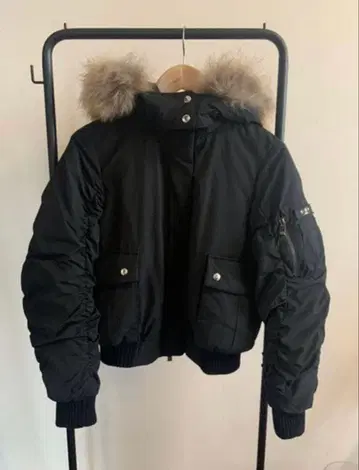 TATRAS 퍼 밀리터리 숏 다운 자켓