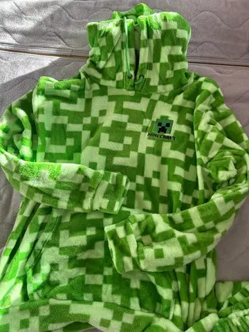 마인크래프트 플리스 상하의 세트