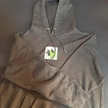 HUF 퍼즐 디자인 후드티 다크 그레이