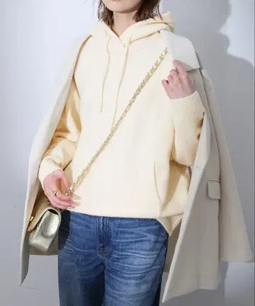 SLOBE IENA 에어리 니트 후디