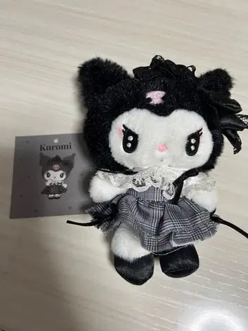 산리오 비밀의 멜로쿠로 마스코트 홀더 쿠로미