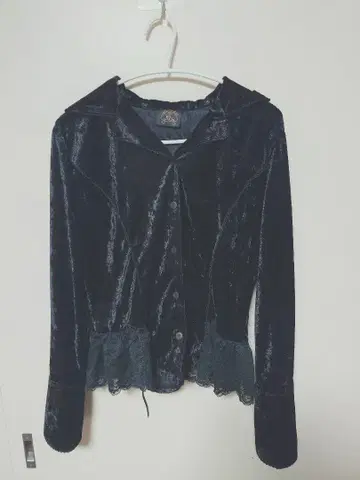 미호마츠다 MIHO MATSUDA 벨로아 블라우스 블랙