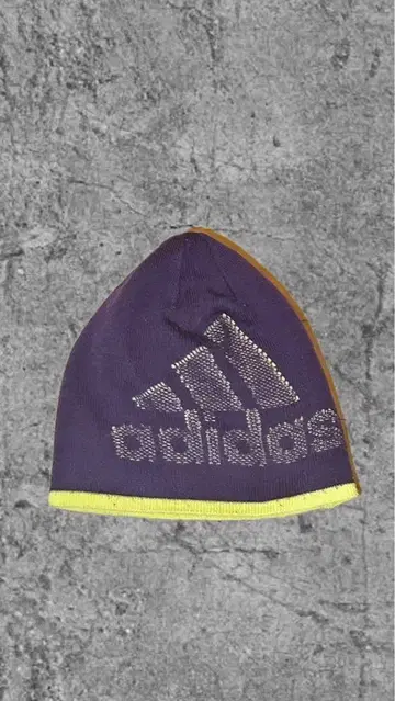 adidas 보라색 니트 모자 OSFX 프리 사이즈
