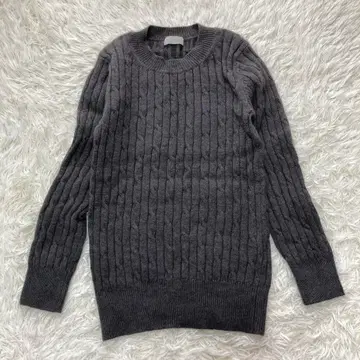 새상품급 마가렛호웰 캐시미어 케이블 니트 스웨터 일본제