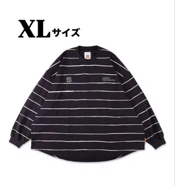 미사용 SEE SEE x S.F.C BOARDER LS 셔츠 네이비