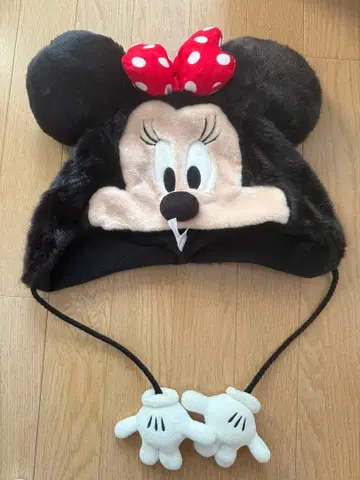 미니 마우스 플리스 모자 도쿄 디즈니 리조트