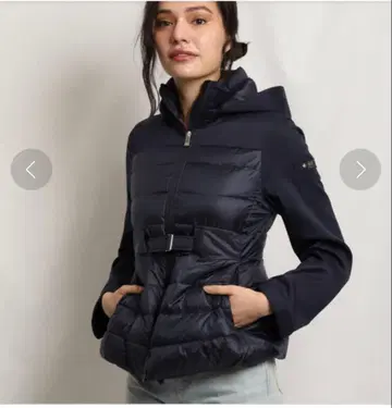 TATRAS 타트라스 후드 부착 네이비 다운 자켓