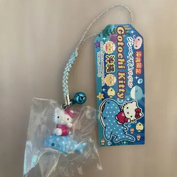 지역 한정 키티 헬로키티 끈 오키나와 진베이 상어