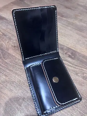 풀 코도반 신키피혁 호윈 로카도 레델오가와 이단 접이식 지갑