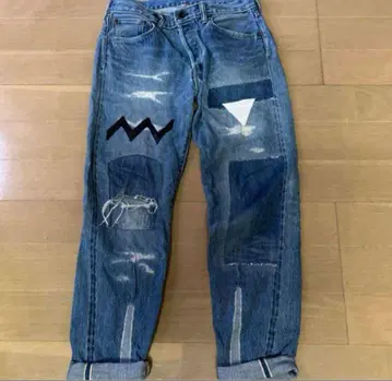 브루나보인 데미지 패치 데님