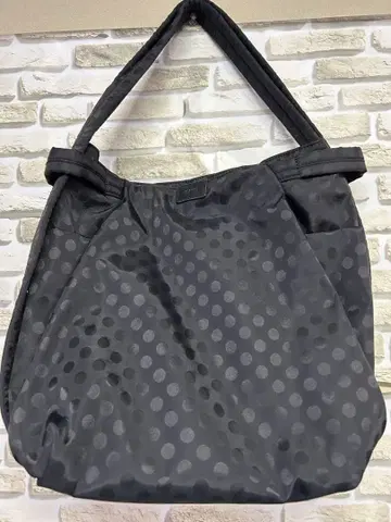 이삭 나일론 타프타 숄더 백팩 토트 2way 도트