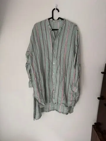 nestrobe 린넨 롱 셔츠