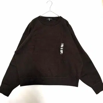 미사용 새상품 유니클로 스무스 코튼 크루넥 스웨터 XL 사이즈