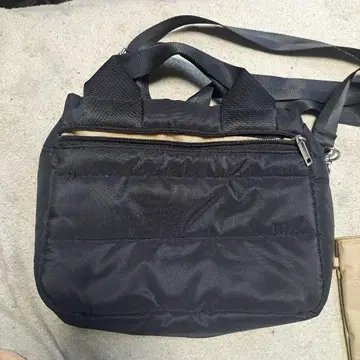 JTB 감수 퀼팅 숄더백 블랙