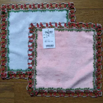 치카자와 레이스 타월 손수건 나폴리탄