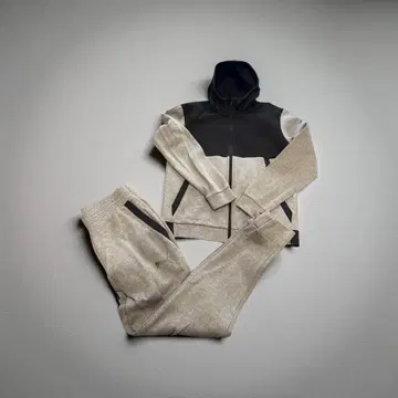 푸마 셋업 맨투맨 테크 후드티