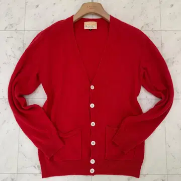 유나이티드 애로우즈 캐시미어 100% 가디건 XL 사이즈 빨간색 레드