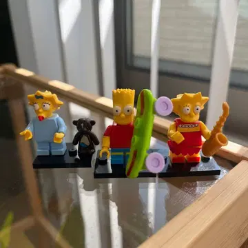 심슨 미니 피규어 LEGO 3개