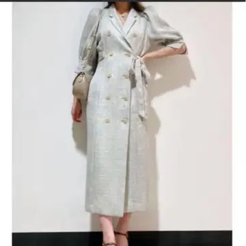 스나이델 발리에 트렌치 내로우 원피스