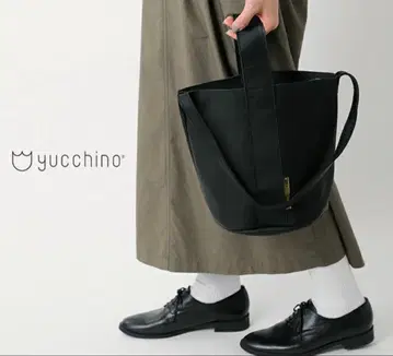 yucchino 유키노 가죽 핸드숄더 버킷백