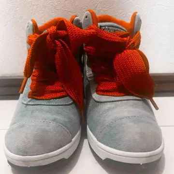 [ 중고품 25cm ] VANS HIGH FLY LACE 7 데님 인힐