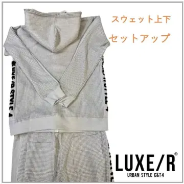 LUXE/R 러그 맨투맨 상하의 셋업 [ 새상품 미사용 ]