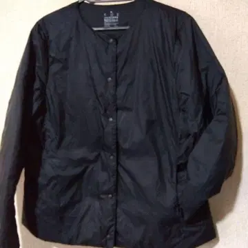 MUJI 블랙 다운 자켓 XL