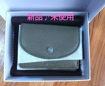 [ 새상품 미사용 ] Ungrid 올리브 그린 3단 폴더형 지갑