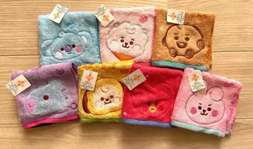7장 세트 BT21 손수건 새상품 BTS LINEFRIENDS