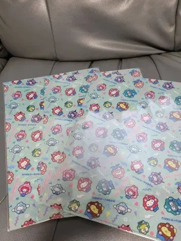 산리오 A4 클리어 파일 오사카 만박 미야쿠미야쿠 콜라보 3개