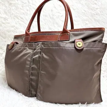 [ 대용량 A4 PC 수납 ] 페리지 헬멧백 카키 천연 가죽 비즈니스