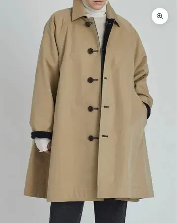 TICCA 울 리버서블 베이지 코트