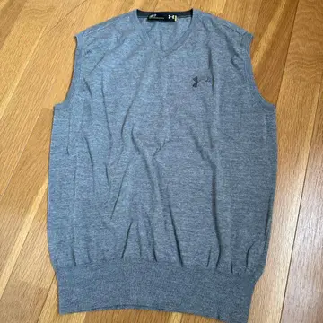 언더아머 니트 베스트 그레이