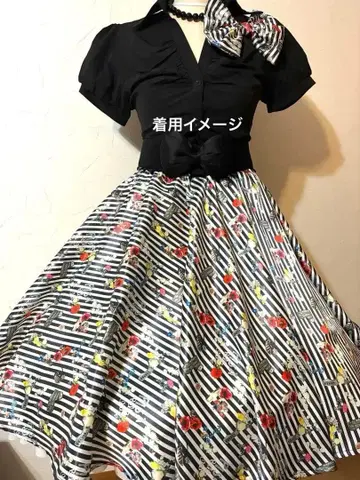 50s 서큘러 스커트 올디즈 로큰롤 피프티즈 전엔