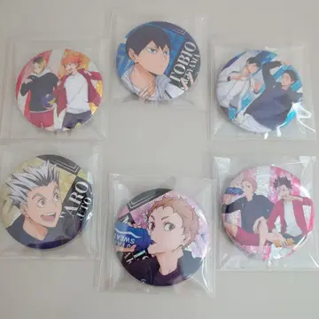 하이큐 비스켓 캔뱃지 세트 캔뱃지 비스켓