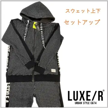 LUXE/R 러그 맨투맨 상하의 셋업 [ 새상품 미사용 ]