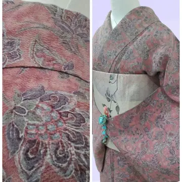 성숙/러블리 코몬 크레이프 원단 당초 무늬 야마토 맞춤