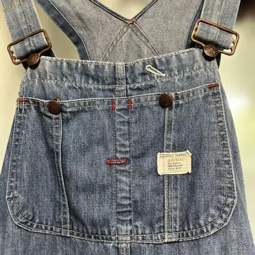 빅맥 데님 오버롤