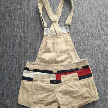 Tommy Hilfiger 오버롤 숏팬츠 베이지