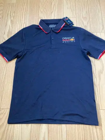 미사용 오라클 레드불 레이싱 피케 셔츠 네이비 TU10604