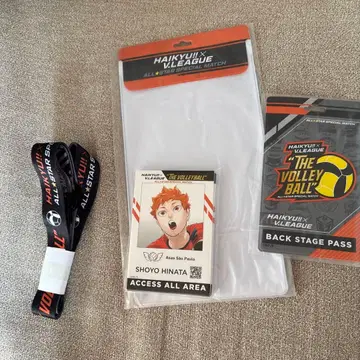 하이큐 V 리그 티켓 홀더 & 백 스테이지 패스풍 카드 홀더