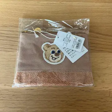 [ 새상품 ] 올드 테디 와펜 파우치 베이지