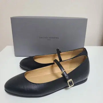 UNITED ARROWS 멜리제인 펌프스 블랙 플랫슈즈