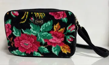 FELLER 플라워 무늬 핸드백