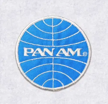 PAN AM 파남 아메리칸 항공 빈티지 자수 로고 와펜