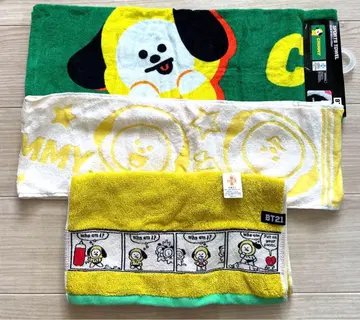 BT21 스포츠 타월 치미 3개