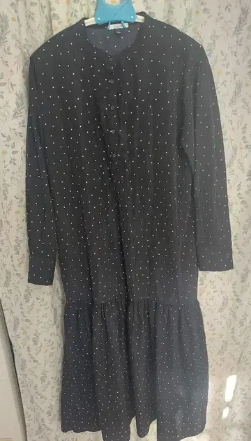 oblekt 도트 무늬 블랙 원피스